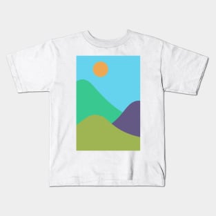 Serene Scape Kids T-Shirt